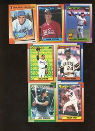 1990 Topps Baseball Rookie & Star Lot
