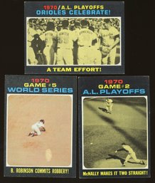 1971 Topps Baseball World Series Lot