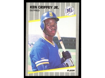 1989 FLEER KEN GRIFFEY JR ROOKIE CARD NM