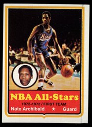 1973 Topps Basketball #1 Nate Archibald All-star