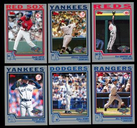 2004 TOPPS OPENING DAY LOT OF 6
