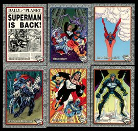 1993 SKYBOX SUPERMAN LOT OF 6