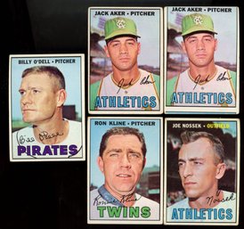 1967 Topps Baseball Lot Of 5