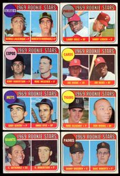 1969 Topps Baseball Rookie Lot Of 8