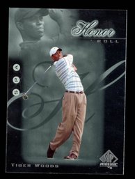 2001 SP AUTHENTIC TIGER WOODS ROOKIE CARD