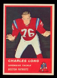 1963 Fleer Football Charles Long RC