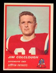 1963 Fleer Football #4 JIM COLCLOUGH Patriots