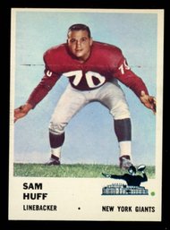 1961 Fleer #74 Sam Huff Giants