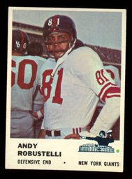 1961 Fleer #75 Andy Robustelli Giants