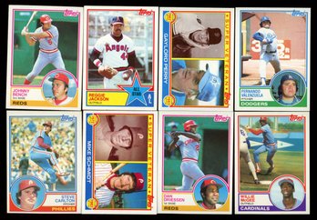 1983 Topps Baseball Lot Of 8