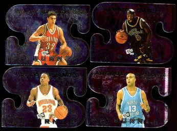 1999 Press Pass Basketball Die-cut Insert Rookie Lot Of 4