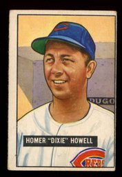 1951 BOWMAN BASEBALL #252 HOMER HOWELL