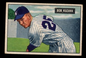 1951 BOWMAN BASEBALL #97 BOB KUZAVA