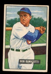 1951 BOWMAN BASEBALL #247 BOB RAMAZOTTI