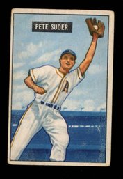 1951 BOWMAN BASEBALL #154 PETE SUDER