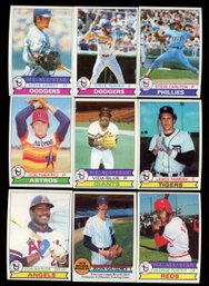 1979 Topps Baseball Lot Of 9