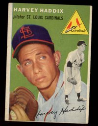 1954 Topps Baseball #9 Harvey Haddix