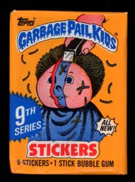1987 TOPPS GARBAGE PAIL KIDS GPK 9TH SERIES WAX PACK ~ RARE