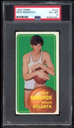 1970 Topps Basketball #123 Pete Maravich PSA 6 EX-MT