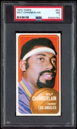 1970 Topps Basketball #50 WILT CHAMBERLAIN PSA 7 NM