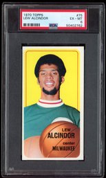 1970 Topps Basketball #75 LEW ALCINDOR PSA 6 EX-MT