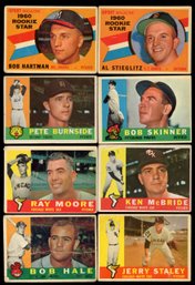 1960 Topps Baseball Lot Of 8