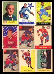 NHL THROWBACKS - RETRO - REPRINTS - REDEMPTIONS LOT OF 9