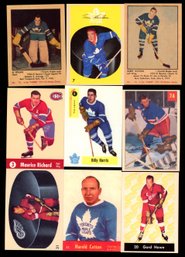 NHL THROWBACKS - RETRO - REPRINTS - REDEMPTIONS LOT OF 9