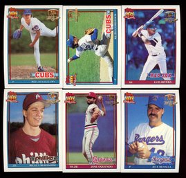 1991 Topps Deseret Shield Baseball Lot Of 6