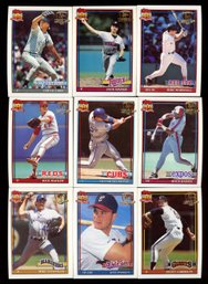 1991 Topps Deseret Shield Baseball Lot Of 9