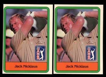 1981 DONRUSS JACK NICKLAUS ROOKIE CARDS (2)