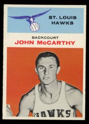 1961 FLEER BASKETBALL #30 JOHN McCARTHY