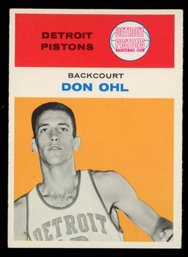 1961 FLEER BASKETBALL #33 DON OHL ROOKIE