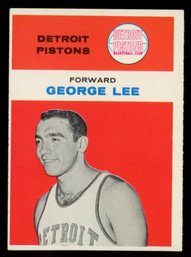 1961 FLEER BASKETBALL #27 GEORGE LEE ROOKIE