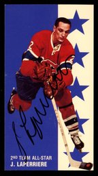 AUTOGRAPHED 1994 Parkhurst Tall Boys Hockey #140 JAQUES LAPERRIERE ALL-STAR