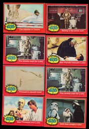 1977 TOPPS STAR WARS LOT OF 8