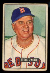 1951 BOWMAN BASEBALL #201 STEVE O'NEILL