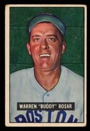 1951 BOWMAN BASEBALL #236 WARREN 'RUDY' ROSAR