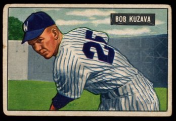 1951 BOWMAN BASEBALL #97 BOB KUZAVA