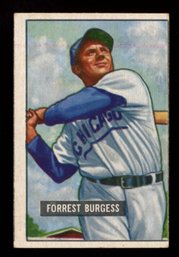 1951 BOWMAN BASEBALL #317 FOREST BURGESS