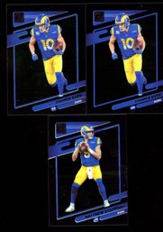2021 PANINI CLEARLY DONRUSS STAFFORD & COOPER KUPP LOT OF 3