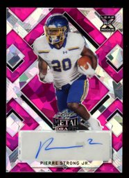 2022 LEAF METAL DRAFT PIERRE JR. STRONG Pink Crystals ROOKIE AUTO #'D 3/10