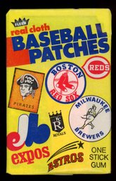 1974 Fleer Real Cloth Baseball Patches Wax PACK FACTORY SEALED