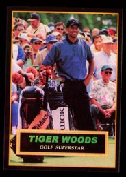 TIGER WOODS PROMO CARD 2001 LIMITED /10,000