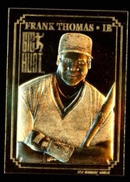 1995 BLEACHERS FRANK THOMAS 23KT GOLD CARD #'D 06581/10,000