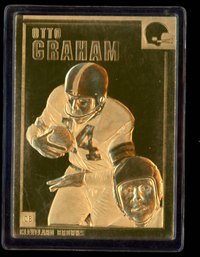 Otto Graham 1999 Danbury Mint 22k Gold Steelers