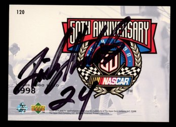 RICKY HENDRICK  AUTOGRAPHED CARD ~ NASCAR
