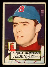1952 Topps BASEBALL #186 WALT MASTERSON