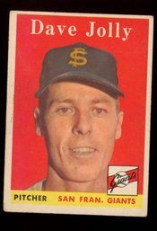 1958 TOPPS #183 DAVE JOLLY