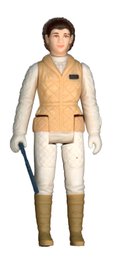 Star Wars Action Figure - Princess Leia 1980 WITH WEAPON